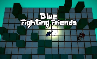 Image Blue Fighting Friends